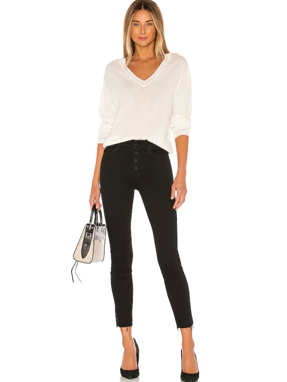 MOTHER The Pixie Ankle Fray size 29 in Not Guilty
Style No. 10101-180